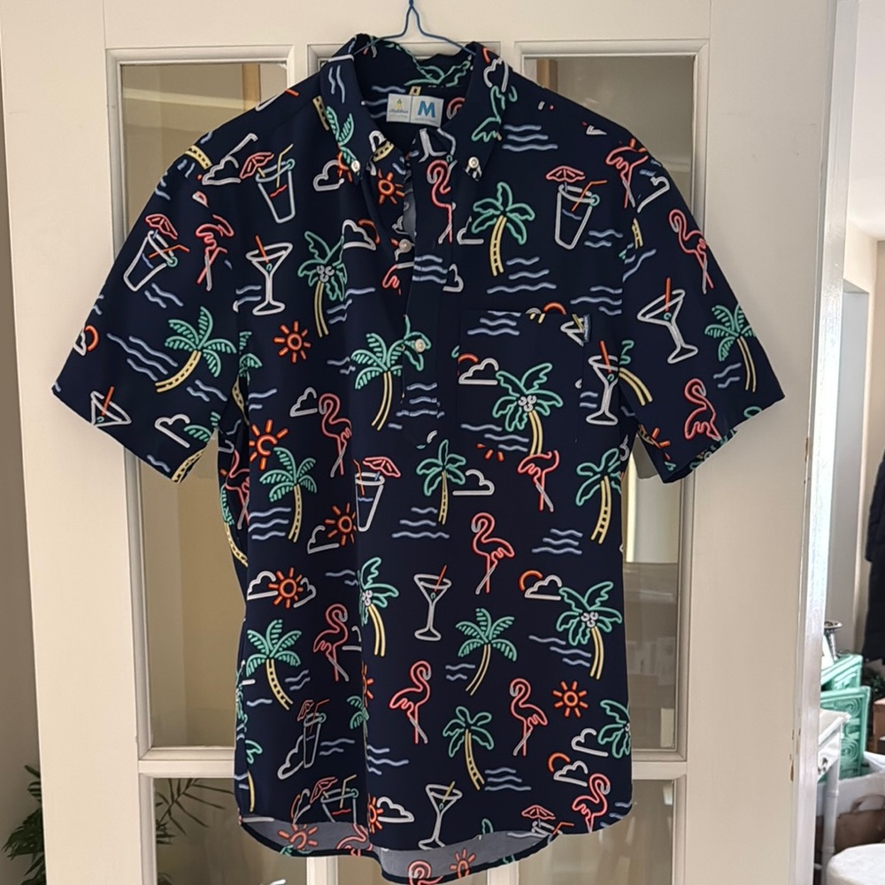 Chubbies Tropical Print Men's Golf Shirt